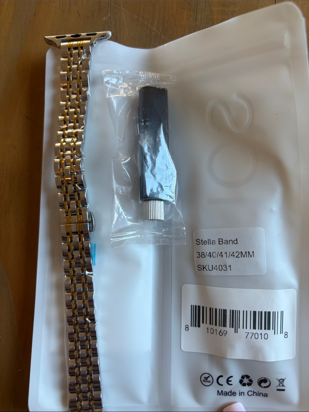 Solace Two-Tone Stainless Steel Watch Band for 38/40/41/42mm